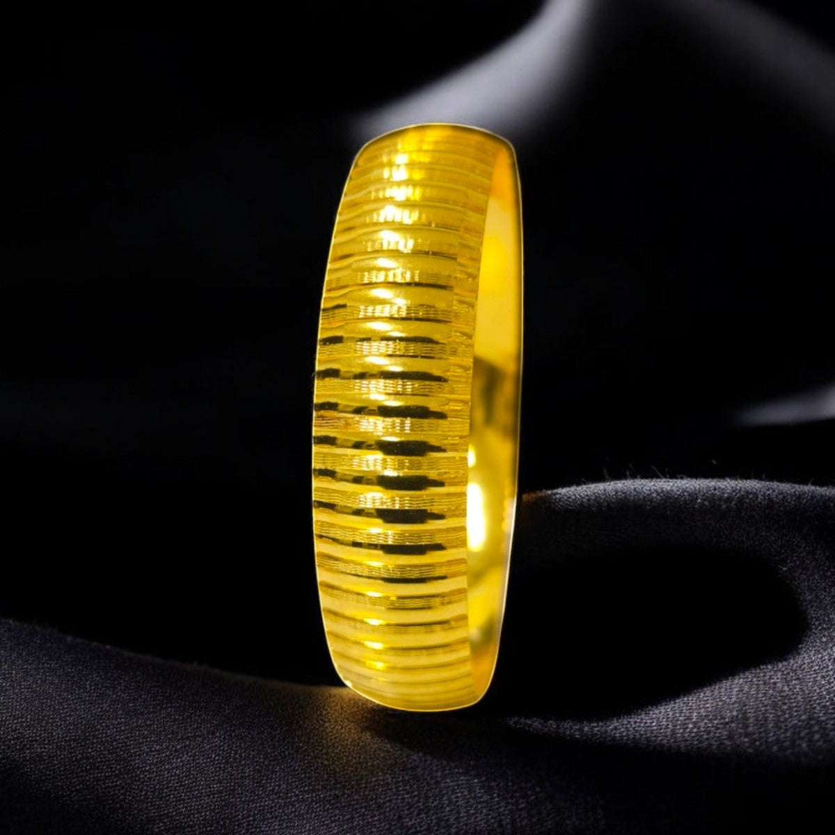 22 Ayar Altın Kaplama 1.5 cm Bilezik