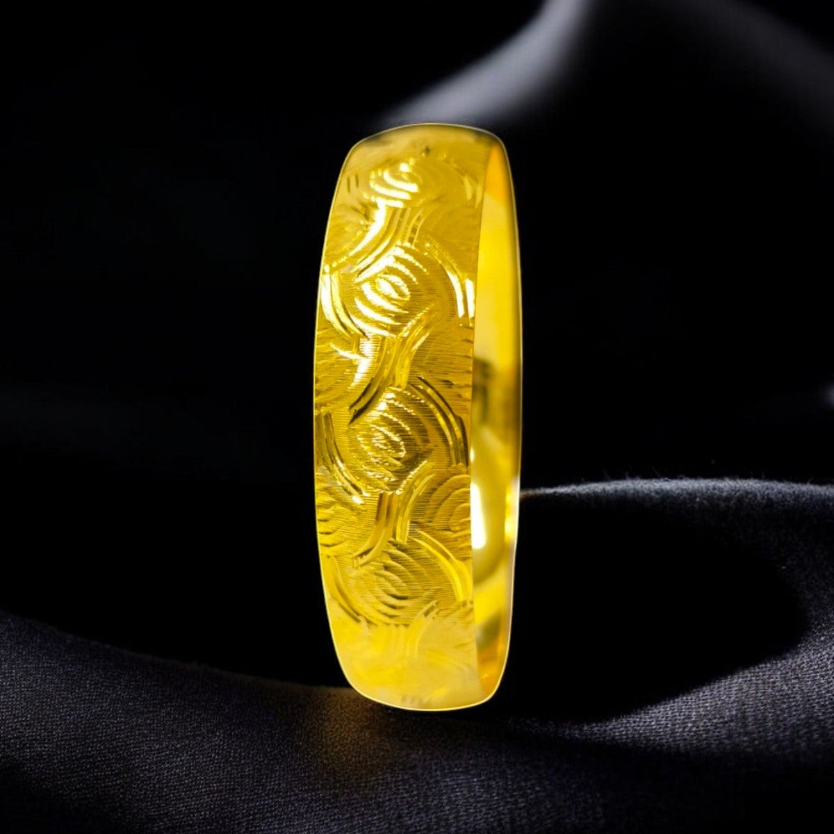 22 Ayar Altın Kaplama 1.5 cm Bilezik