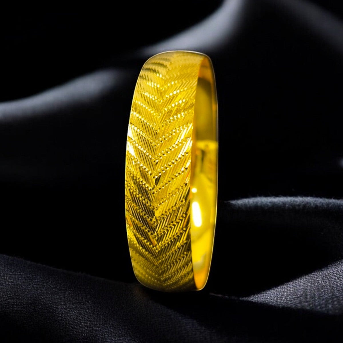 22 Ayar Altın Kaplama 1.5 cm Bilezik