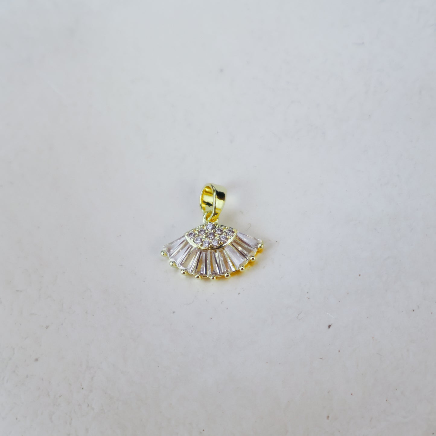 Yelpaze Kolye Ucu | Gold