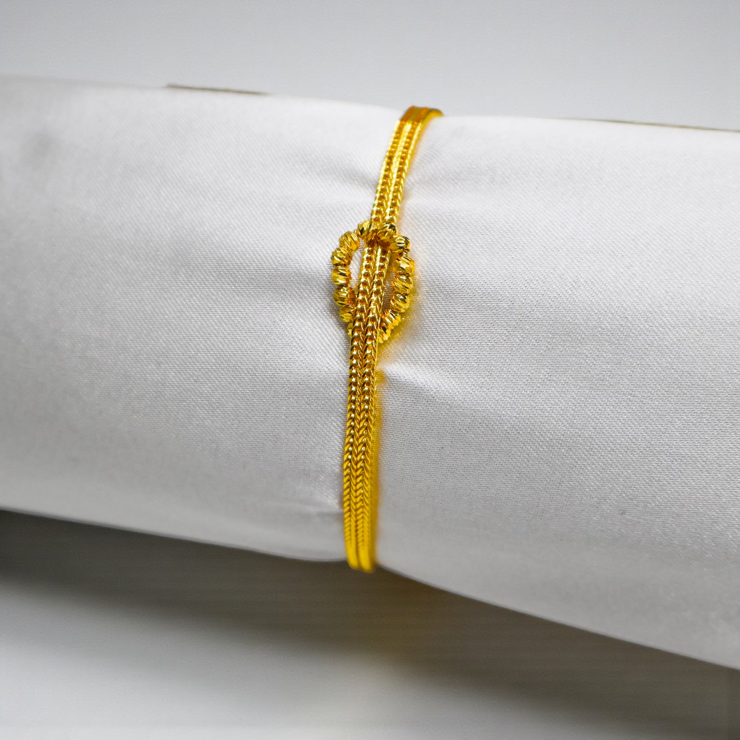 22 Ayar Altın Kaplama Damla Dorika Bileklik