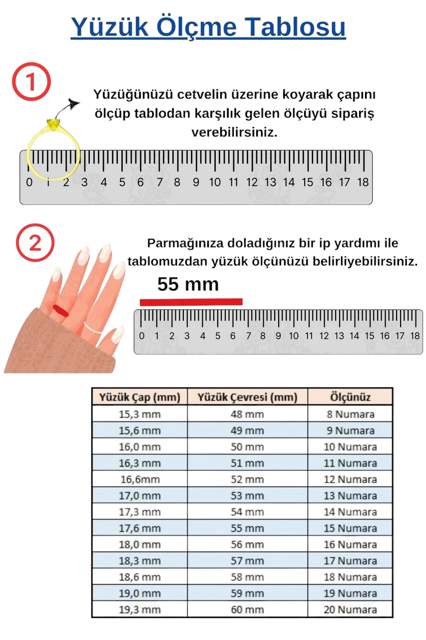 22 Ayar Altın Kaplama 5 Sıra Kaburga Yüzük