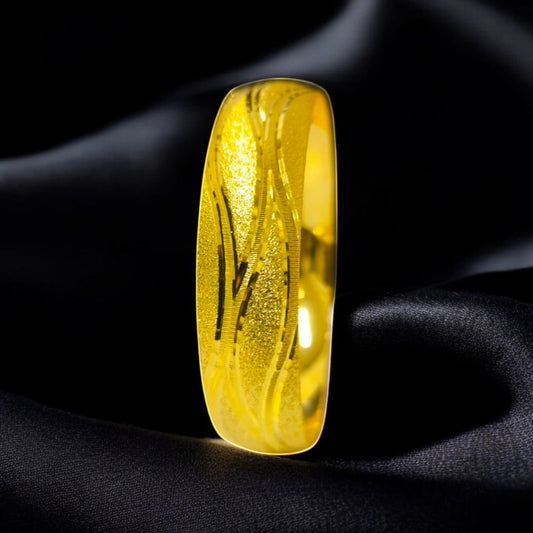 22 Ayar Altın Kaplama 1.5 cm Bilezik