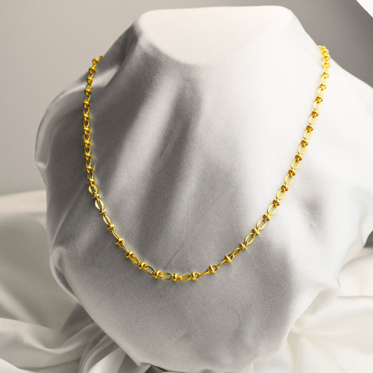 22 Ayar Altın Kaplama Yıldız Zincir