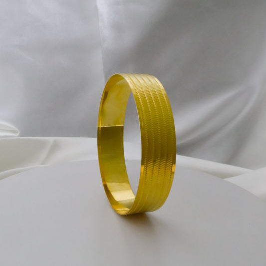 22 Ayar Altın Kaplama 1.5 cm Hasır Bilezik