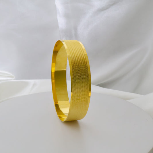 22 Ayar Altın Kaplama 1.5 cm Hasır Bilezik