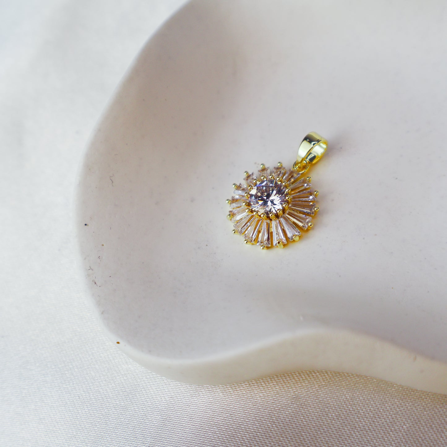 Kasımpatı Kolye Ucu | Gold