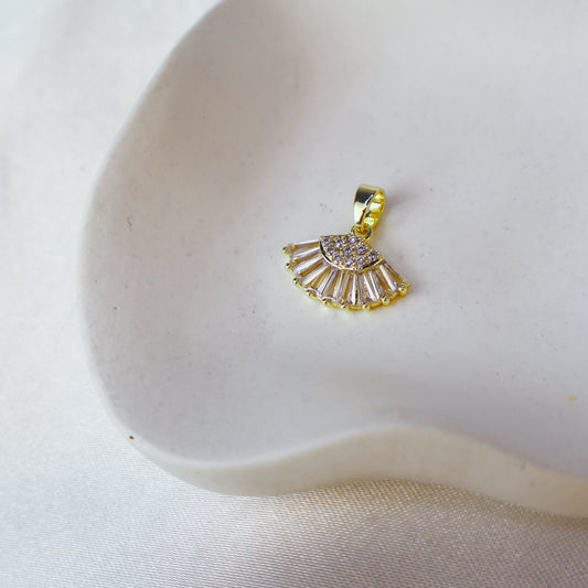 Yelpaze Kolye Ucu | Gold